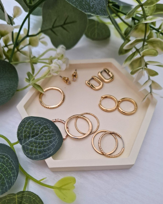 Dekoschale Hexagon Design