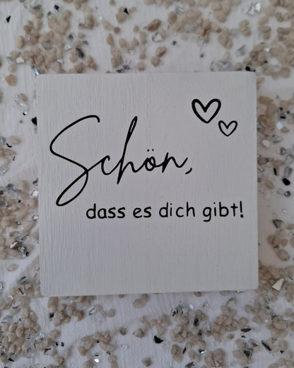 Holzschild Herz