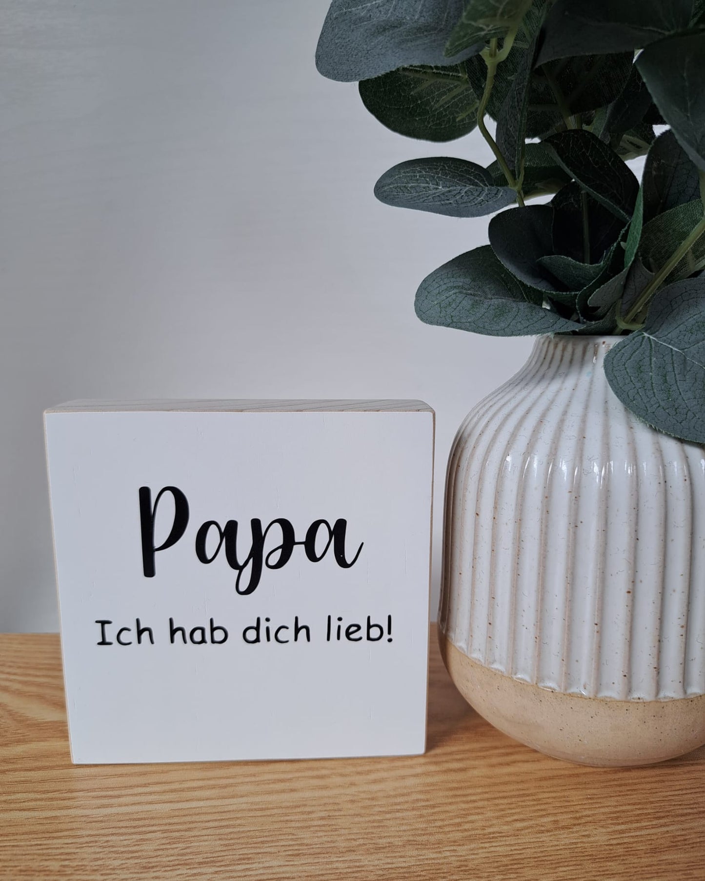 Holzschild Papa