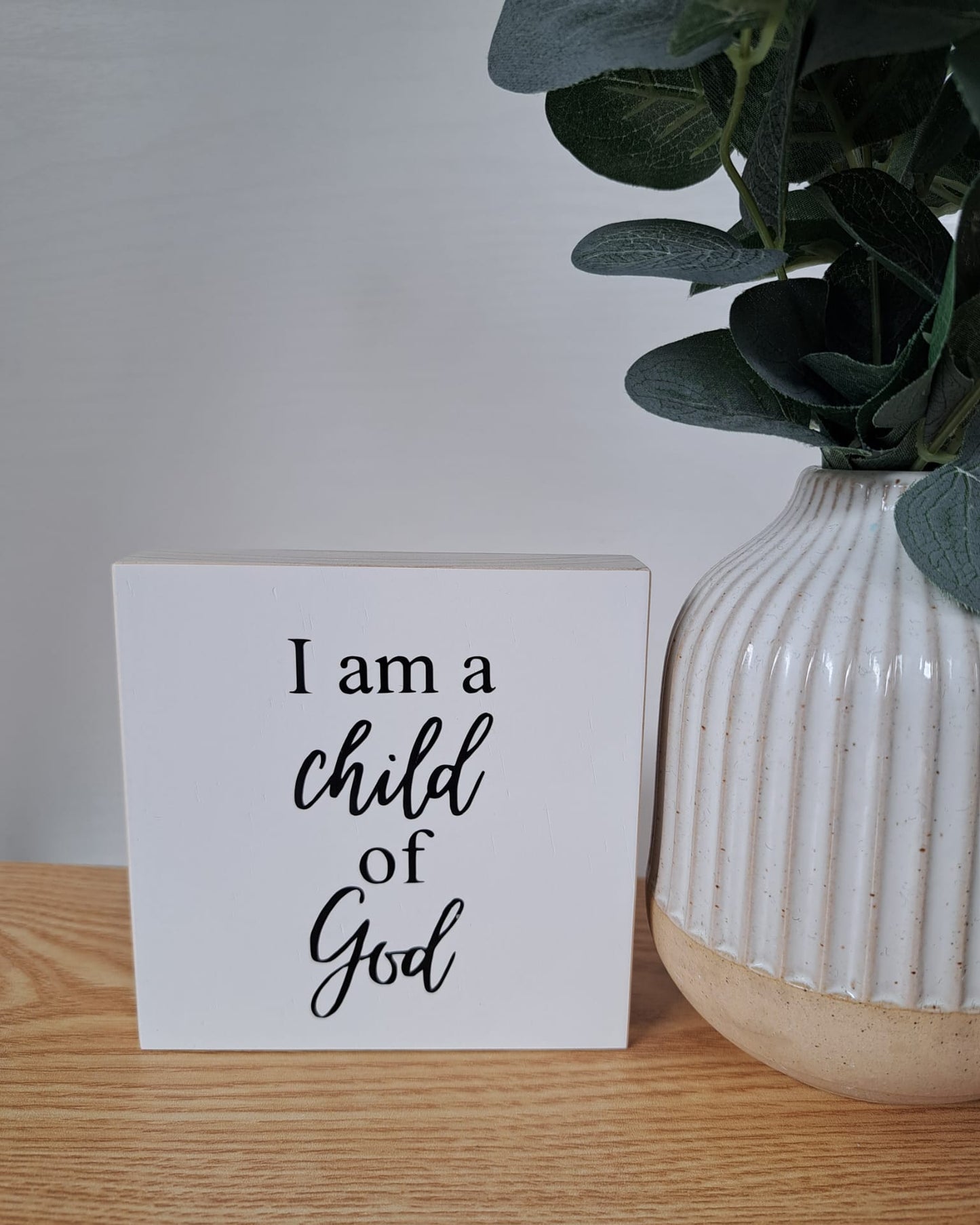 Holzschild Child of God