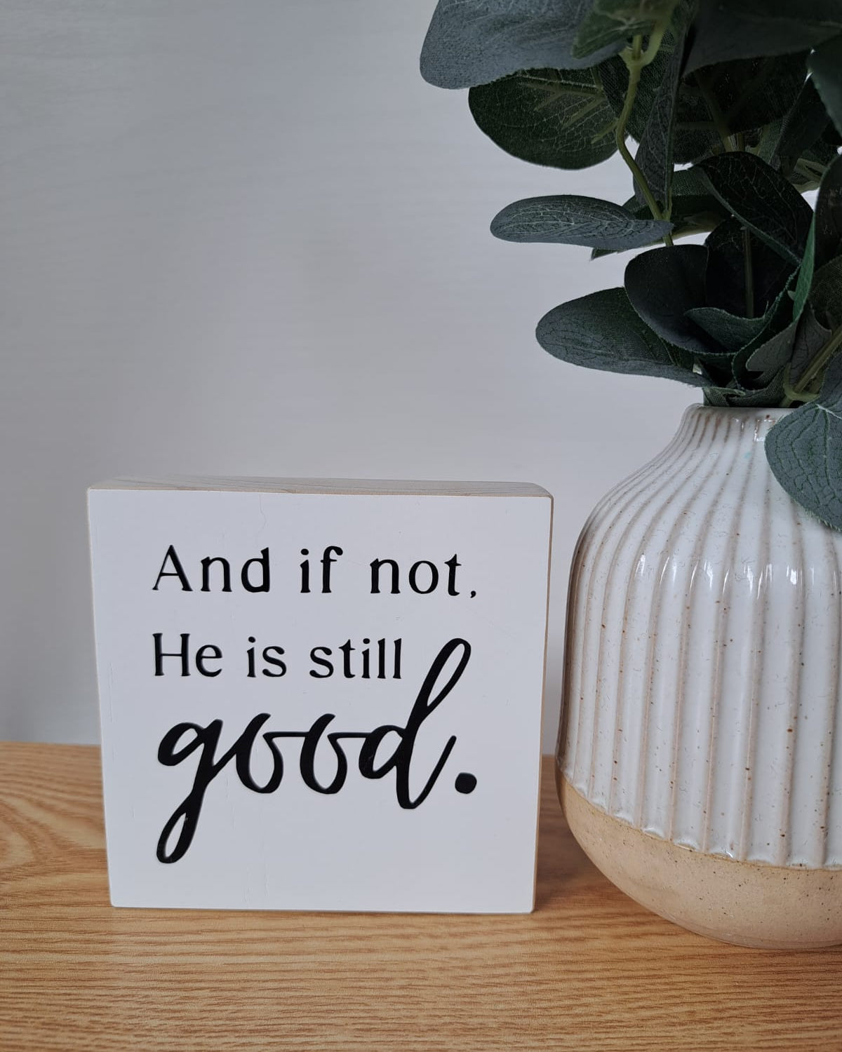 Holzschild still good