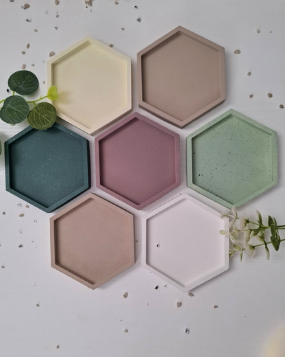 Dekoschale Hexagon Design