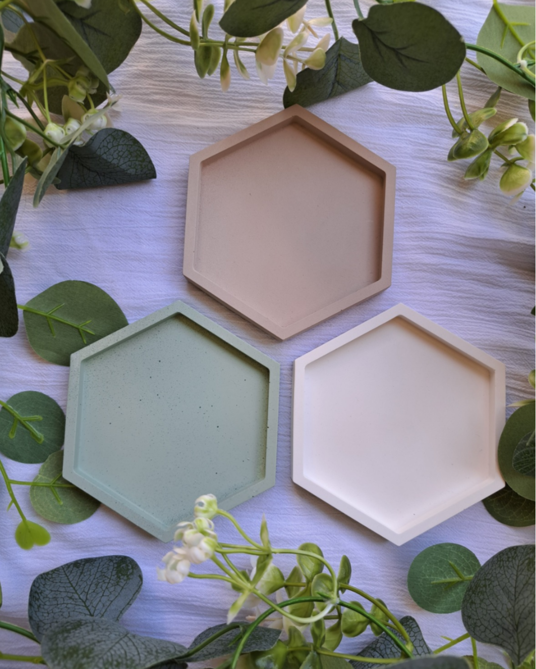 Dekoschale Hexagon Design