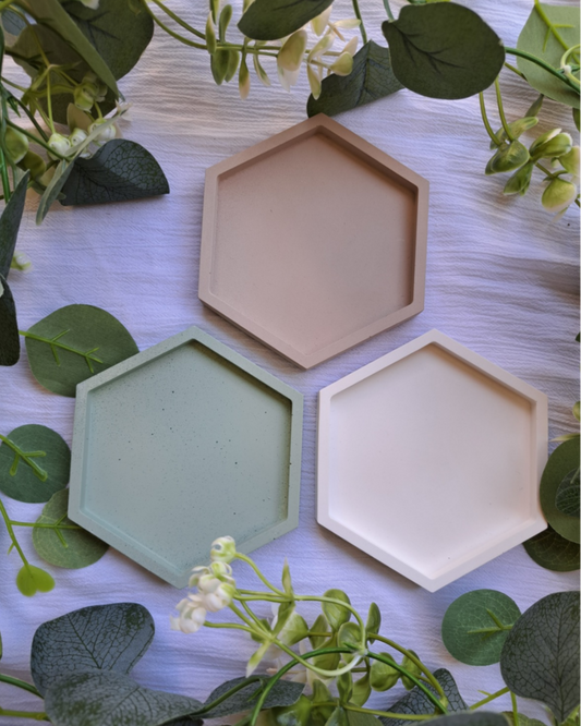 Dekoschale Hexagon Design