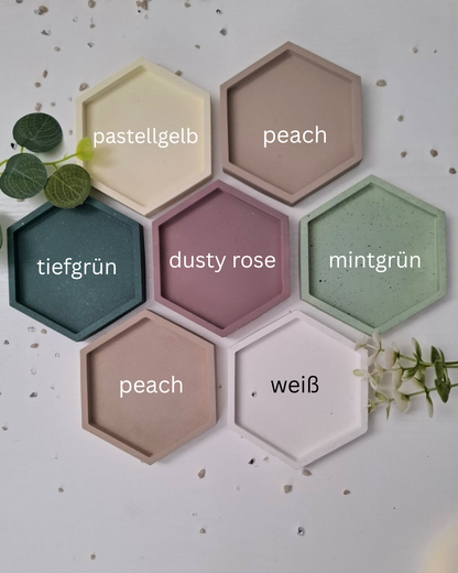 Dekoschale Hexagon Design
